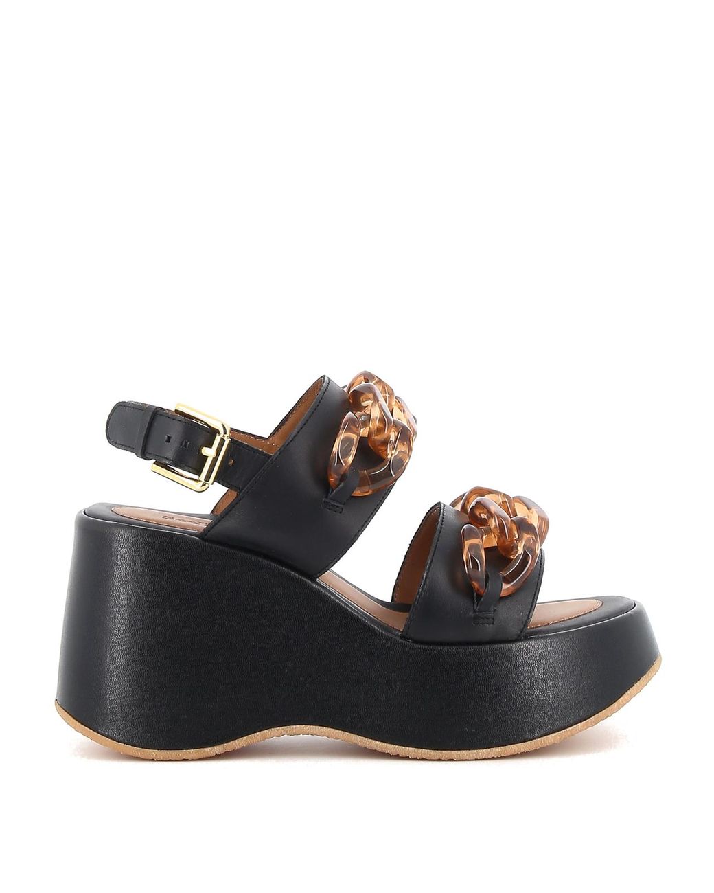 See By Chloé Black Mahe Sandals