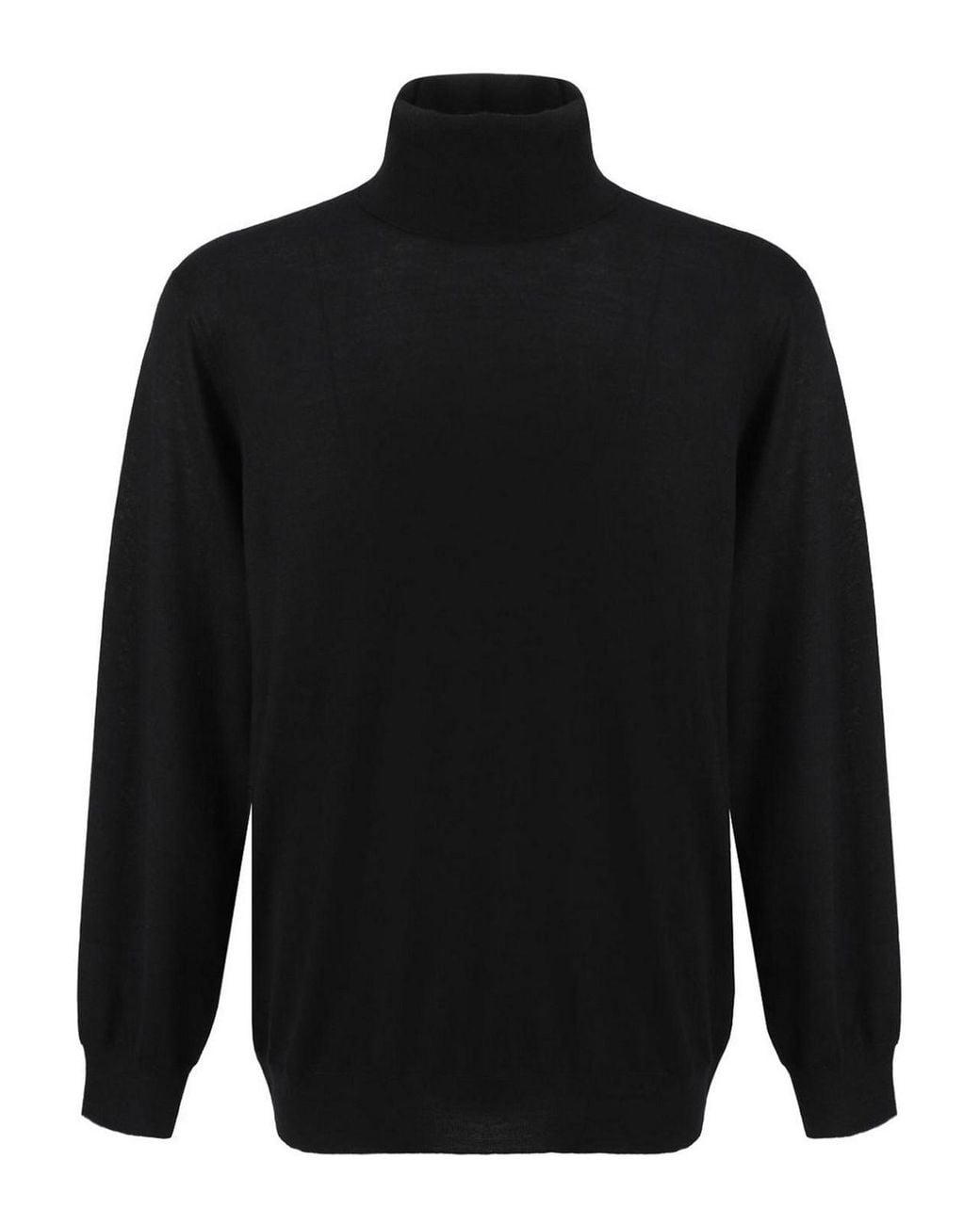 Brunello Cucinelli Black Turtleneck Sweater for men