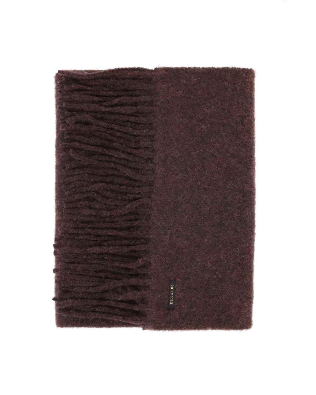 Golden Goose Deluxe Brand Brown Alpaca Blend Scarf for men