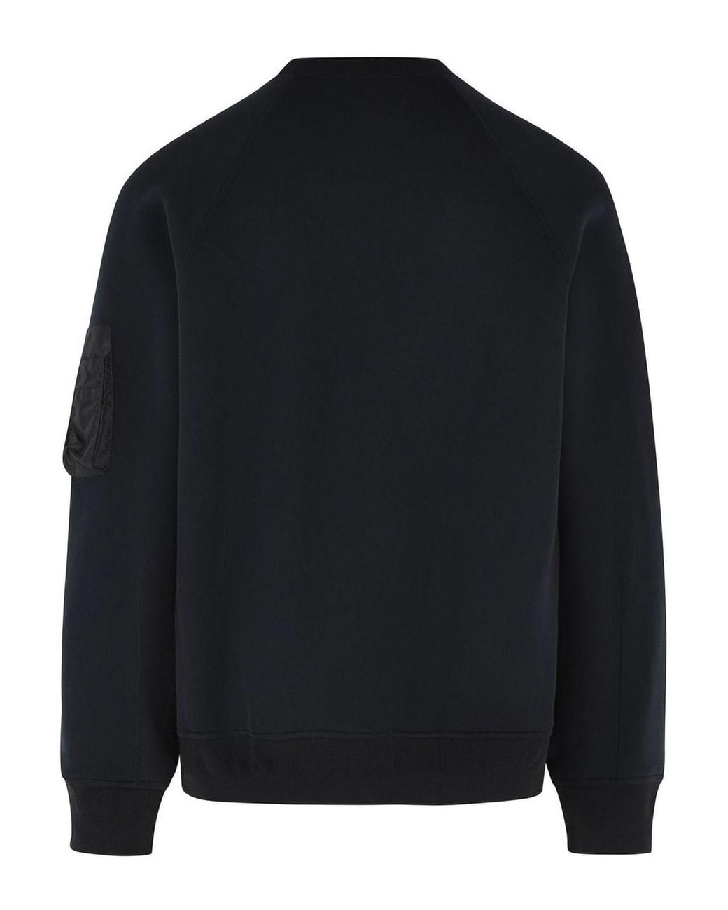 Sacai Black Cotton Blend Sweatshirt for men