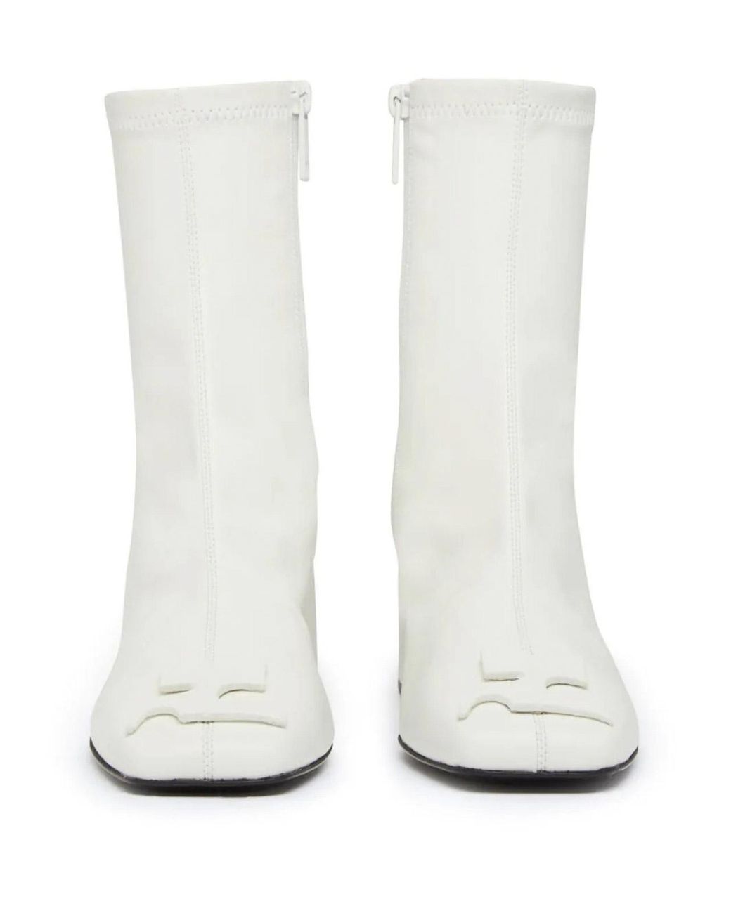 Courreges White Reedition Ac Ankle Boots