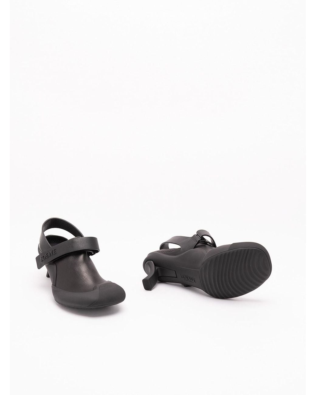 Loewe Black 'Dive' Slingback