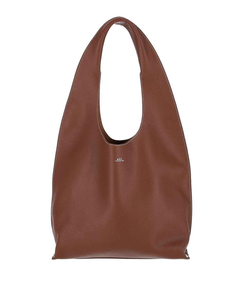 A.P.C. Brown Le Neige Shoulder Bag