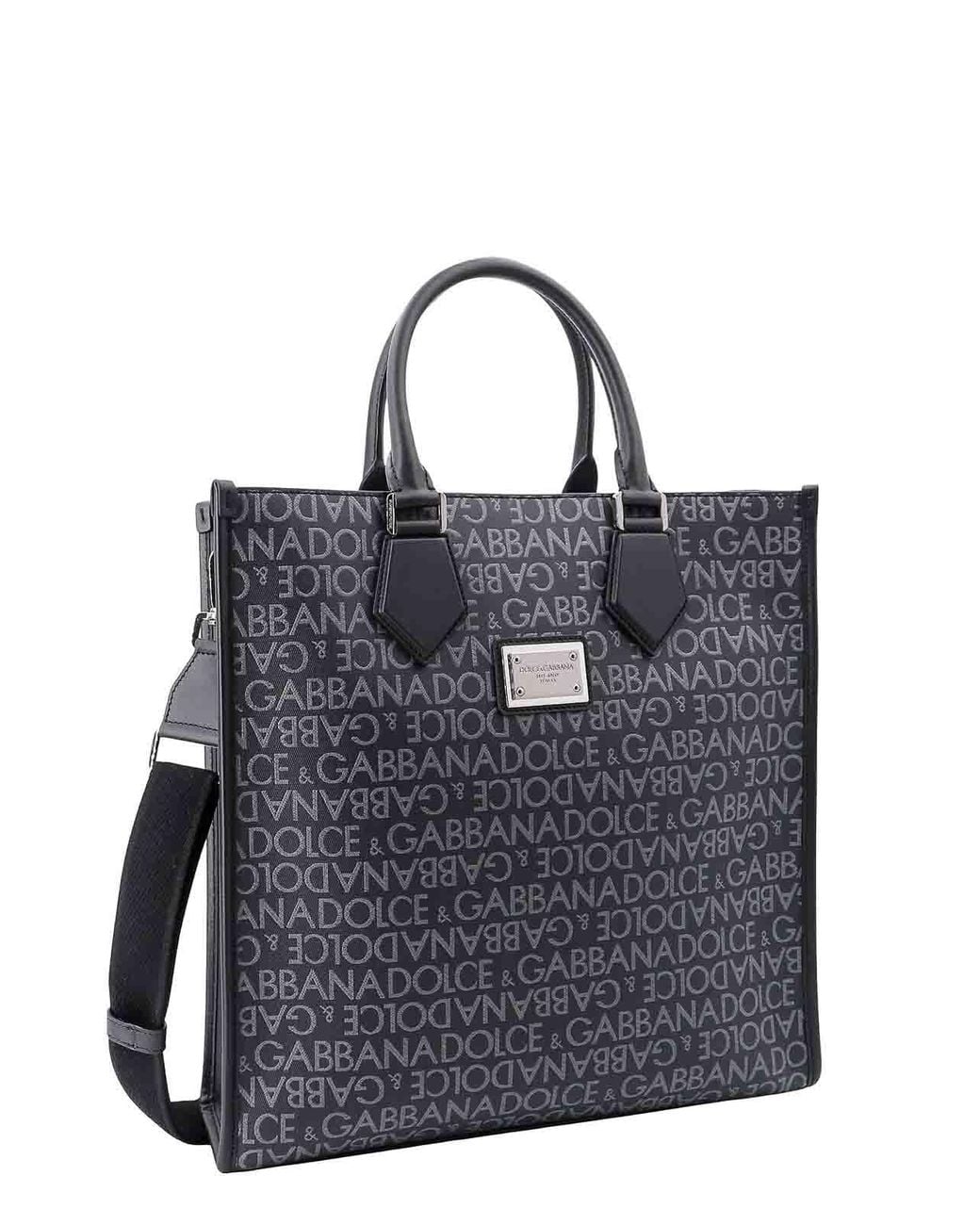 Dolce & Gabbana Black Tote Bags for men