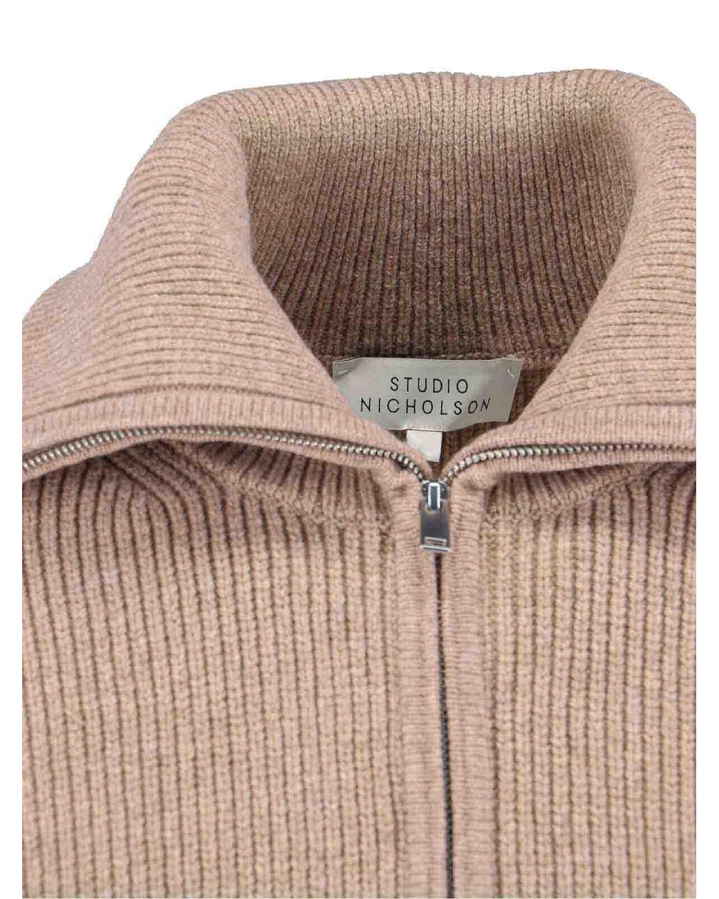 Studio Nicholson Pink Maglia Zip for men