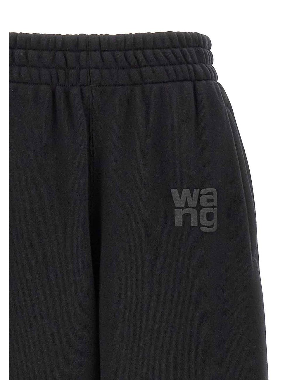 Alexander Wang Black Essential Terry Joggers