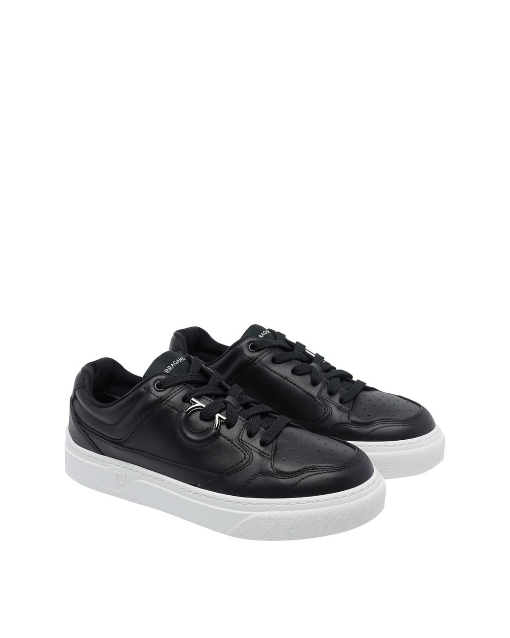 Ferragamo Black Seth Sneakers for men
