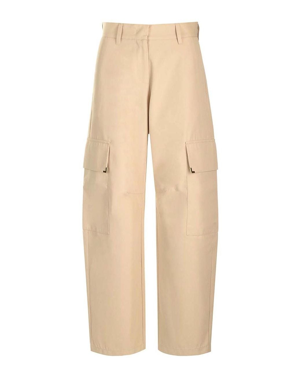 Palm Angels Natural Carrot Cargo Pants