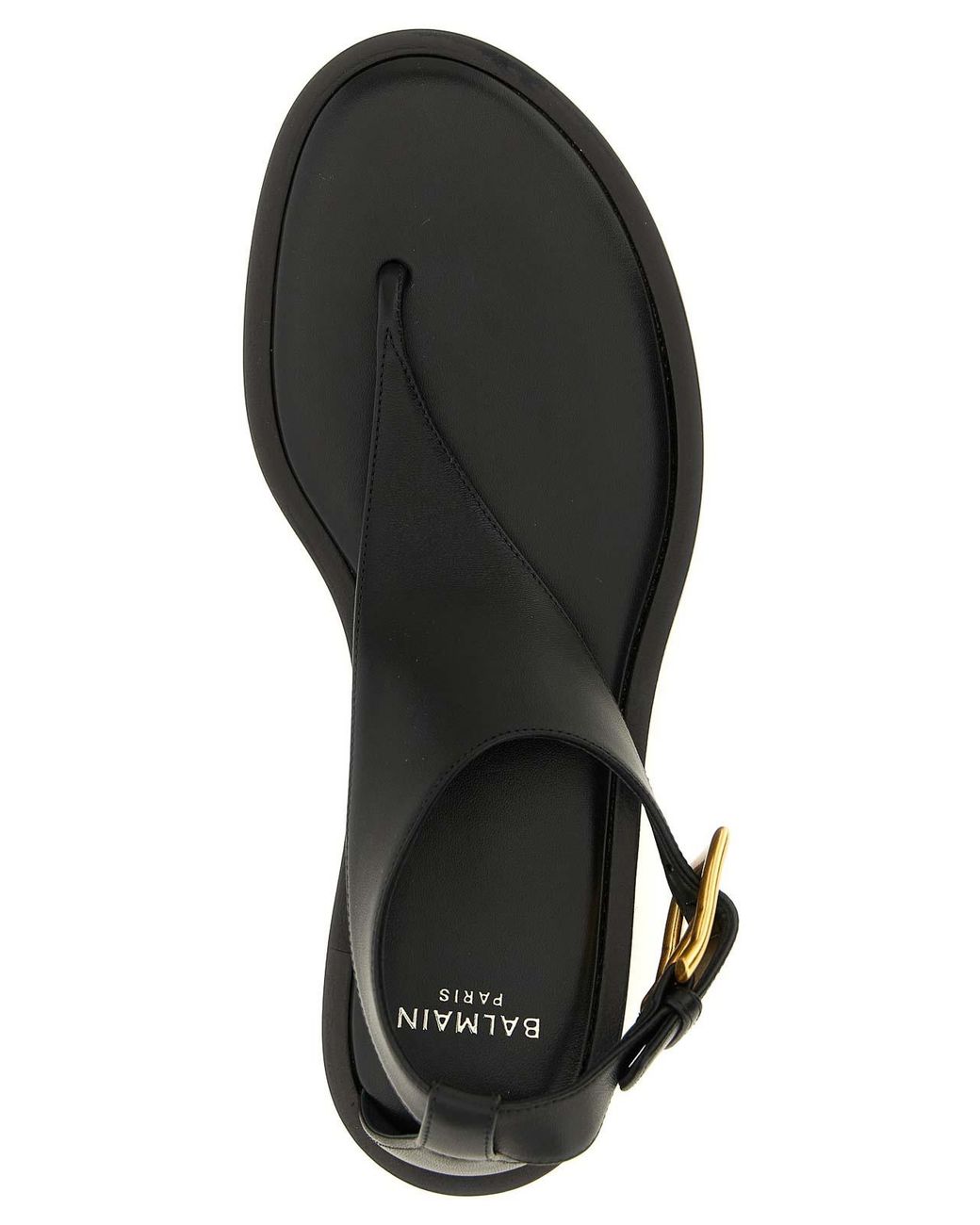 Balmain Brown Anthem Sandals