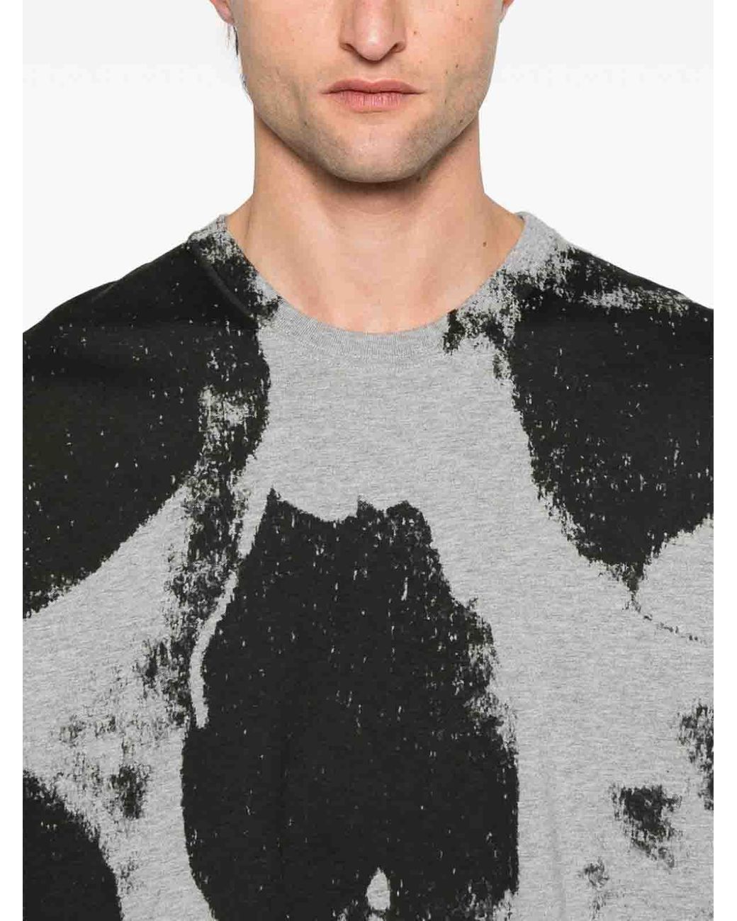 T-Shirts McQueen de hombre de color Black