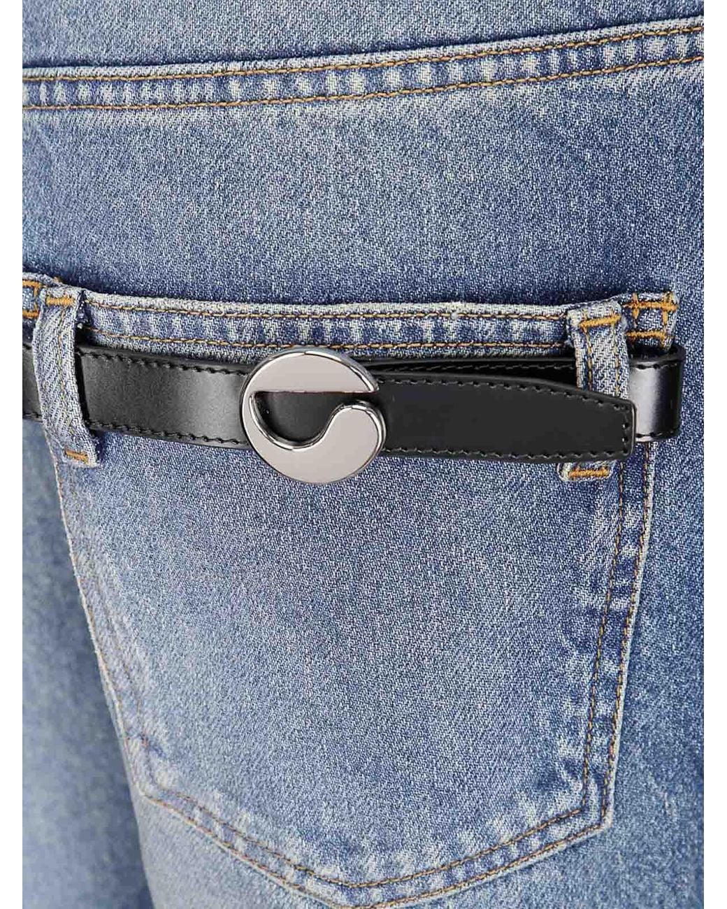 Coperni Blue Jeans With Belt
