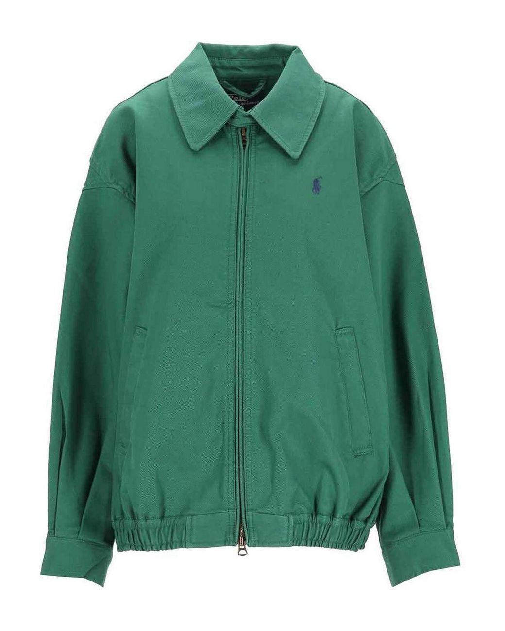 Polo Ralph Lauren Green Oversized Cotton Windbreaker