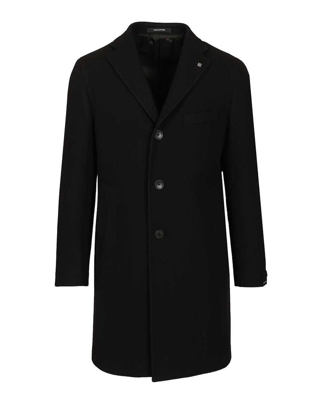 Tagliatore Black Bruce Coat for men