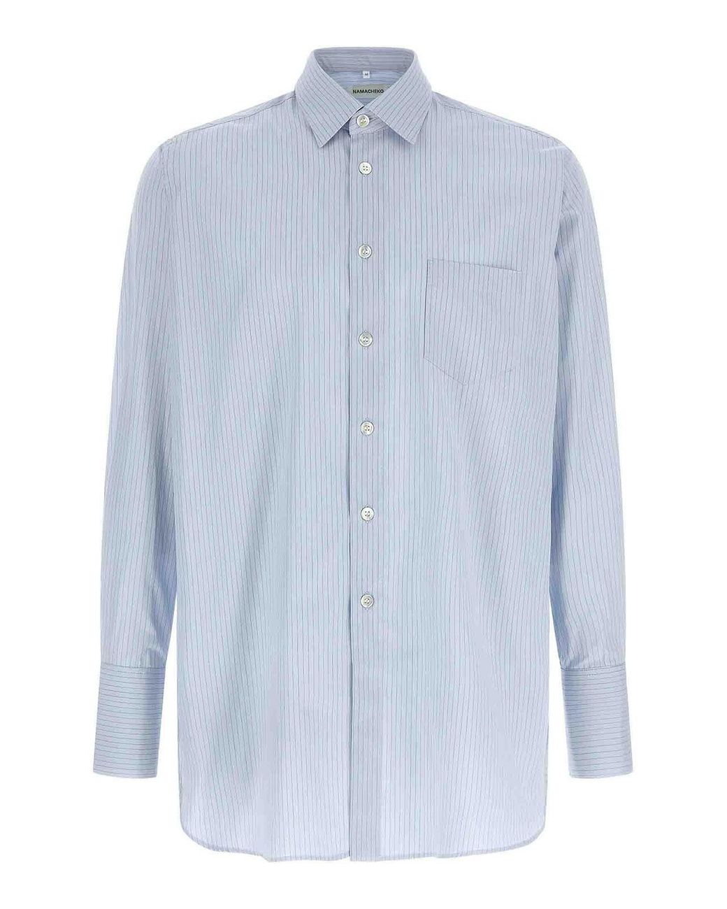 NAMACHEKO Blue Hernan Shirt for men