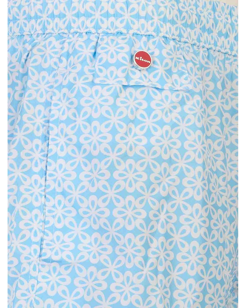 Kiton Blue Swimsuit for men