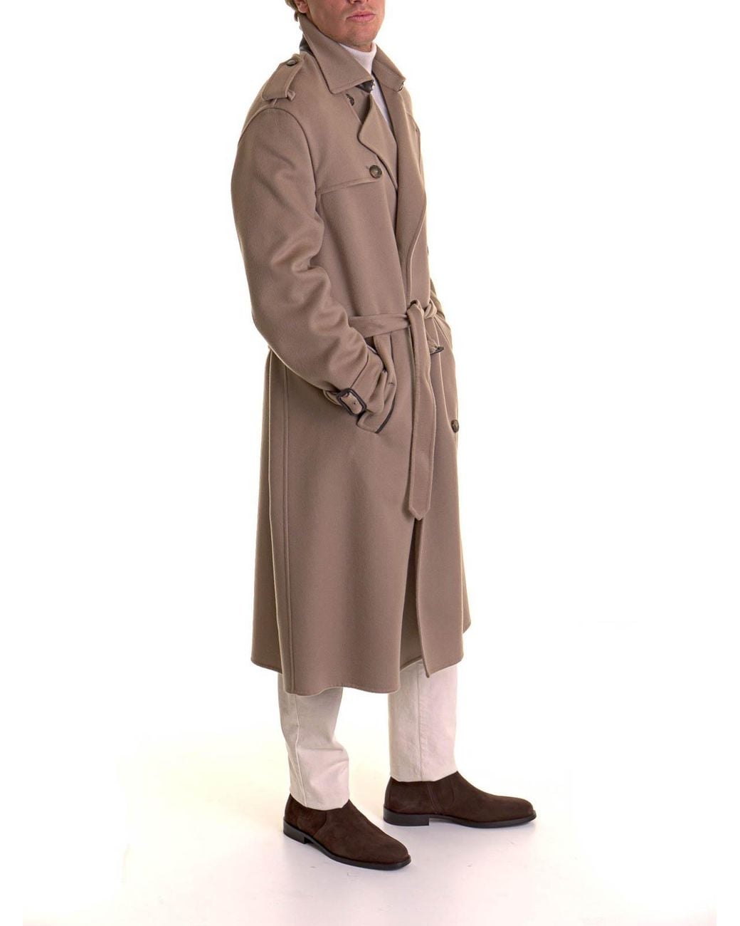 Canali Brown Coat for men