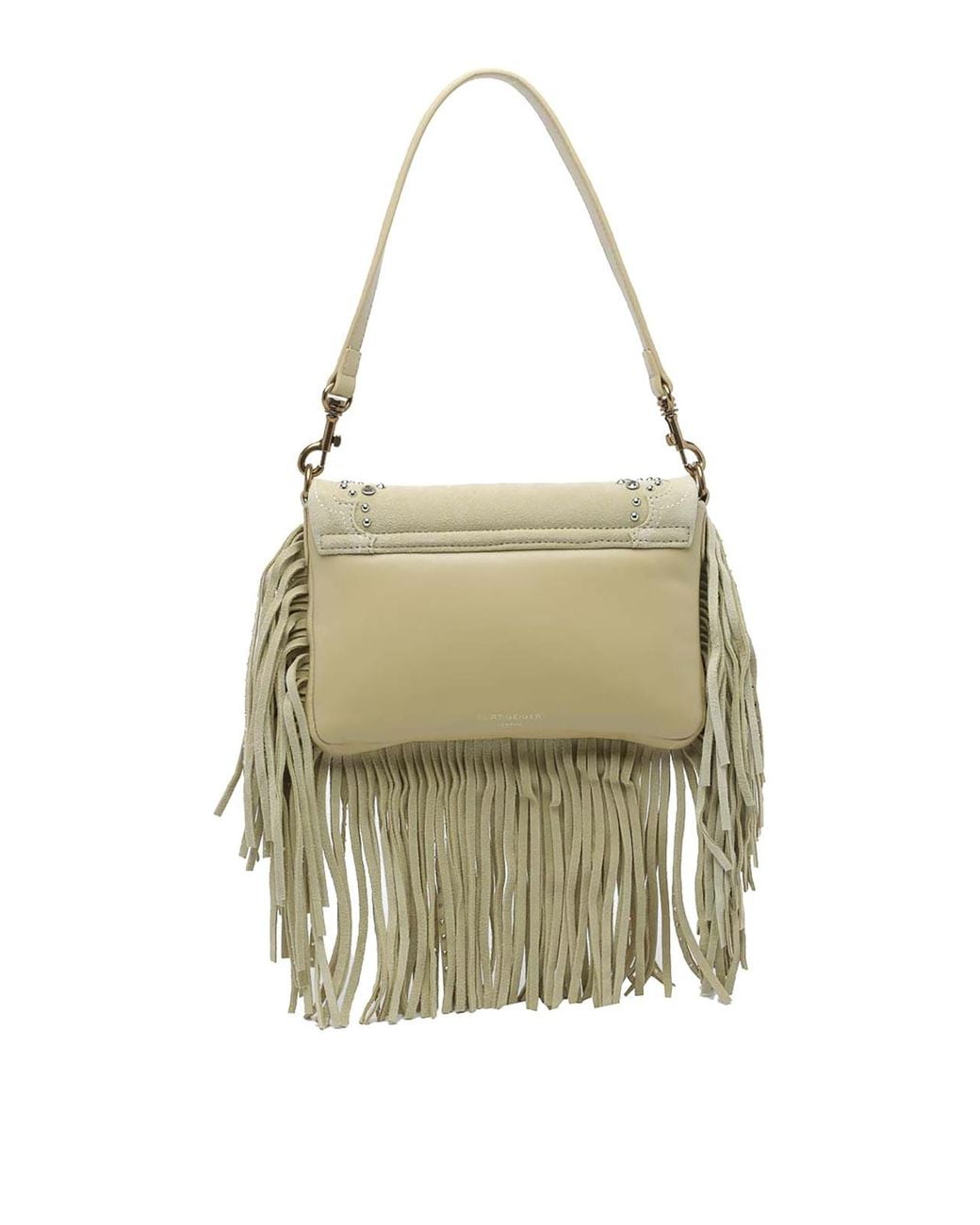 Borsa A Tracolla Piccola di Kurt Geiger in Metallic