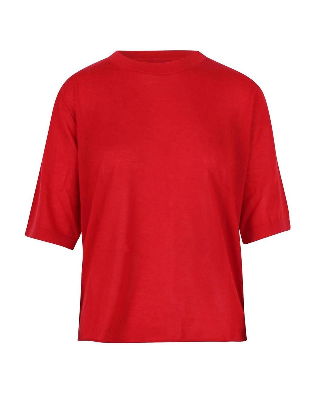 Loulou de Saison Red Cashmere T-Shirt
