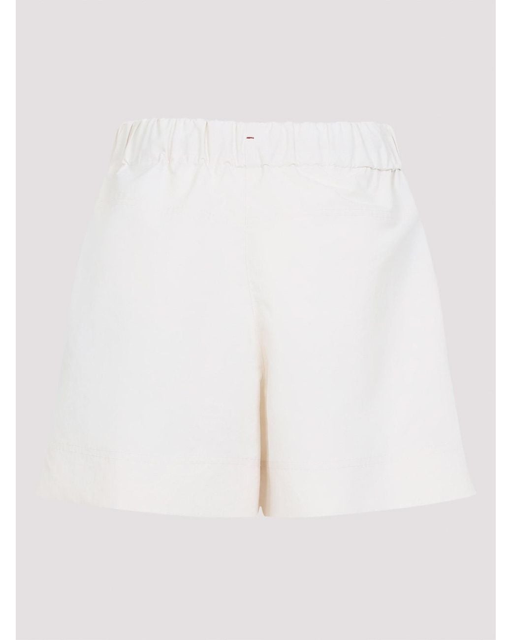 Moncler White Grenoble Shorts