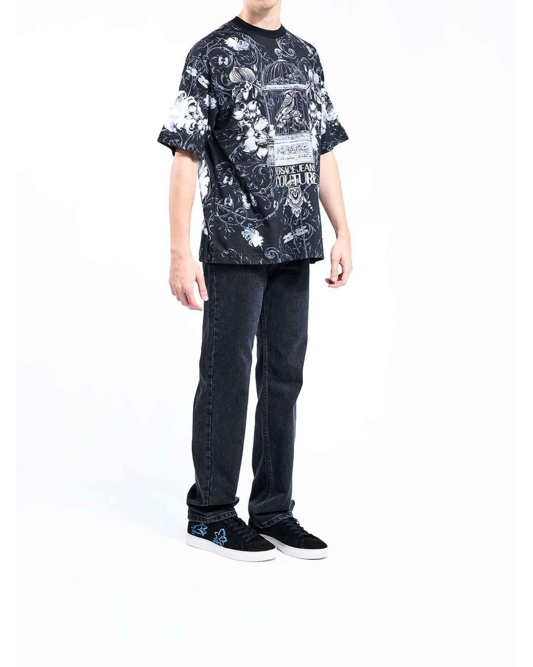 Versace Jeans Couture Blue Tshirt Cabinet De Couriosite for men