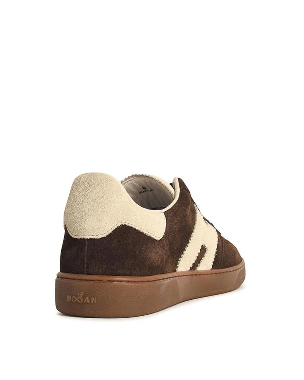 Hogan Brown Cool Suede Sneakers for men