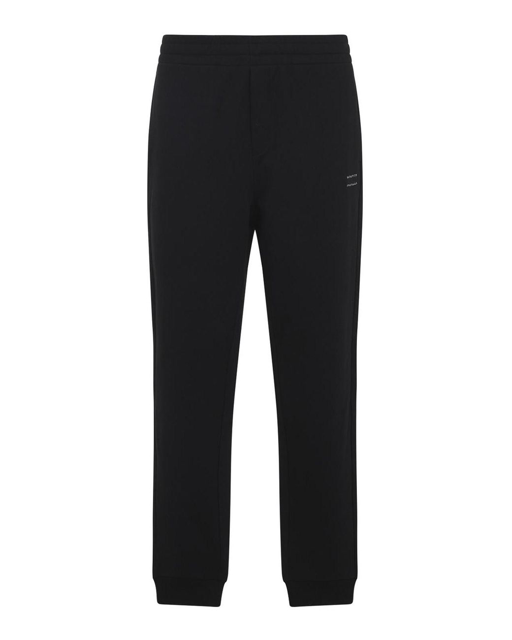 Moncler Black Cotton Track Pants for men