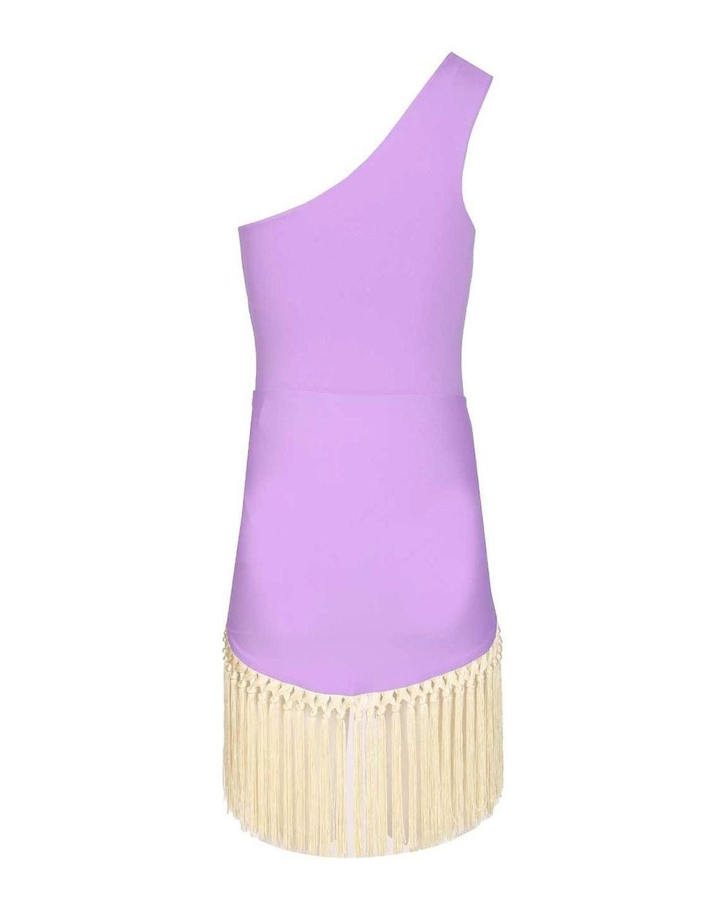 Taller Marmo Purple Yacare One-Piece Swimsuit And Pareo Set