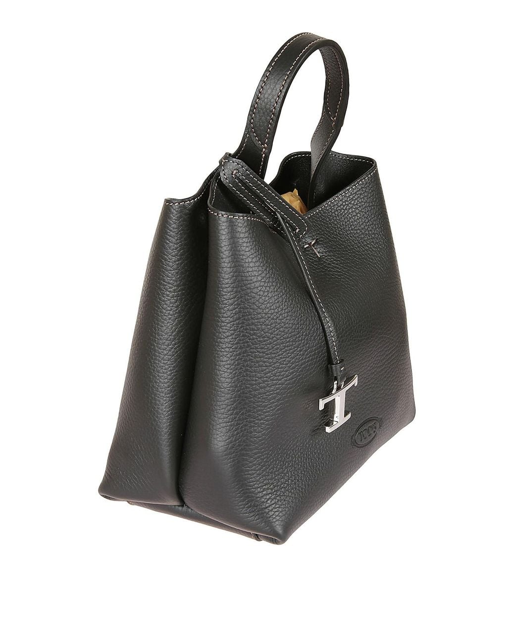 Tod's Black Leather Tote