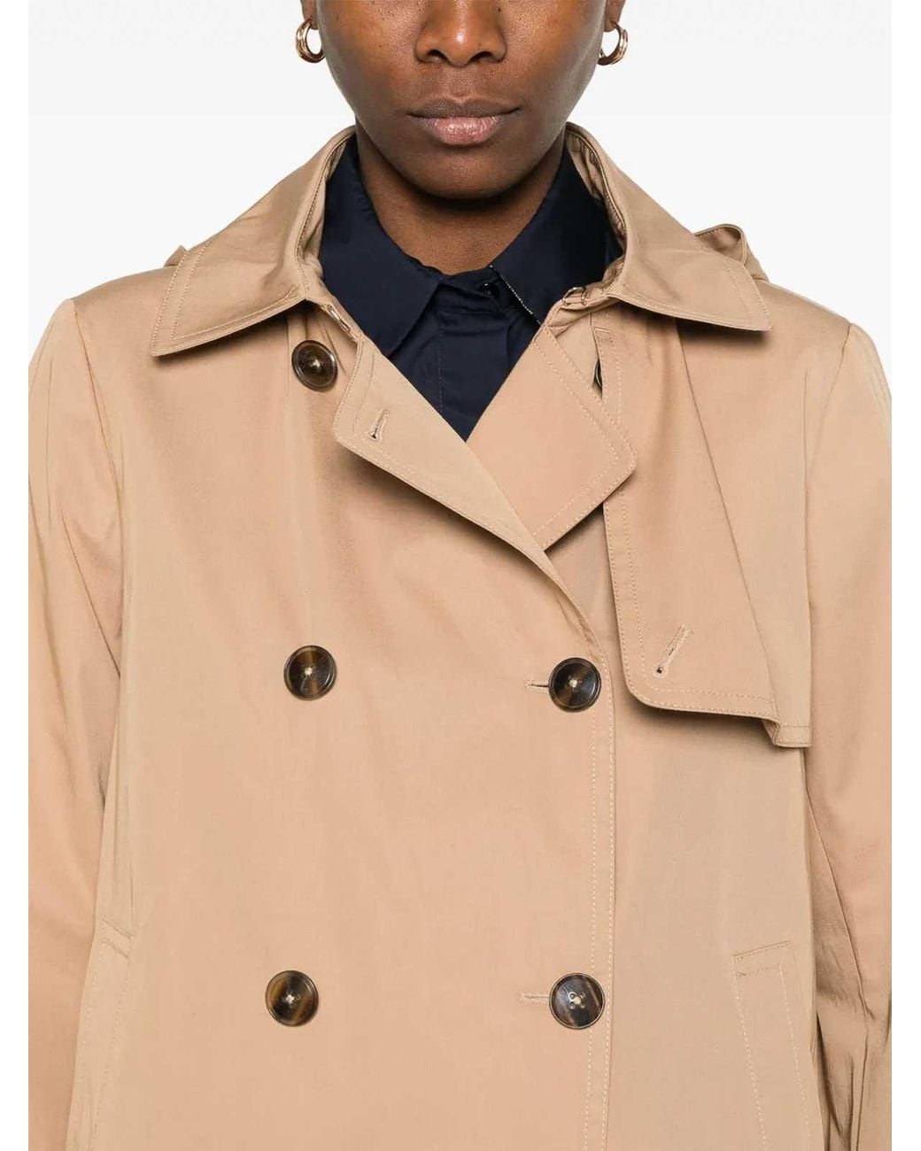 Herno Natural Short Raincoat