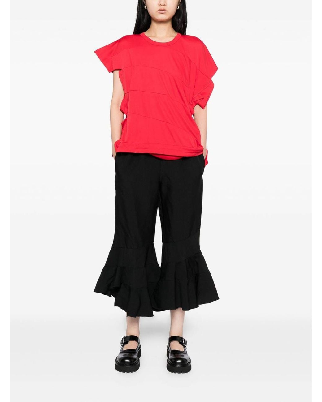 Comme des Garçons Black Cropped Trousers