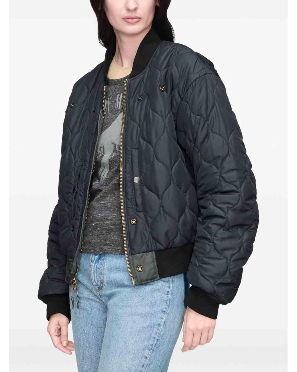 Maison Margiela Black Nylon Bomber Jacket
