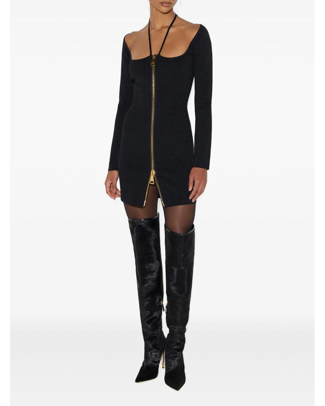 Elisabetta Franchi Black Dress