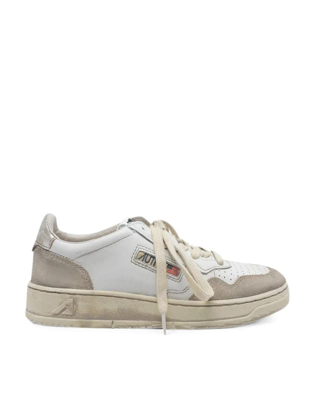 Autry Gray Super Vintage Low Sneakers