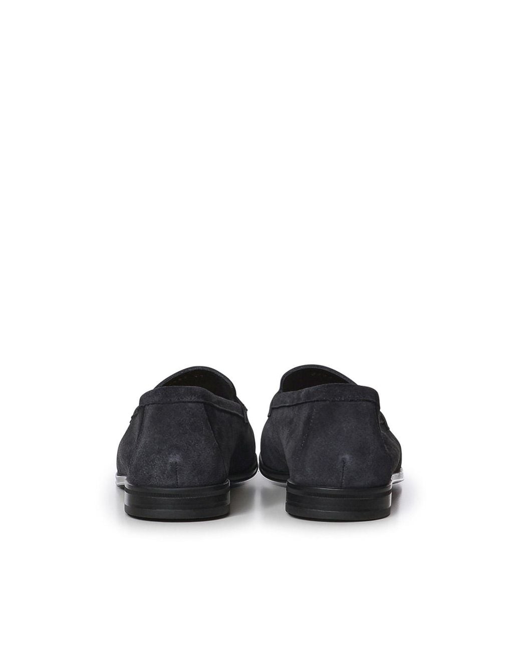Doucal's Blue Suede Tassel Loafer for men