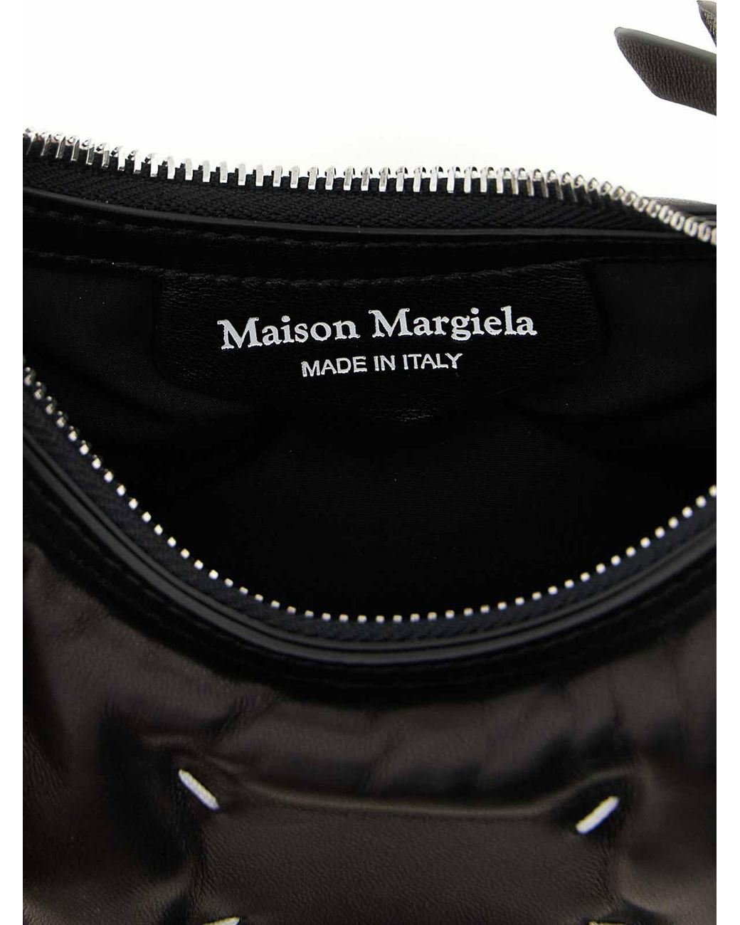 Maison Margiela Black Glam Slam Hobo Micro' Shoulder Bag