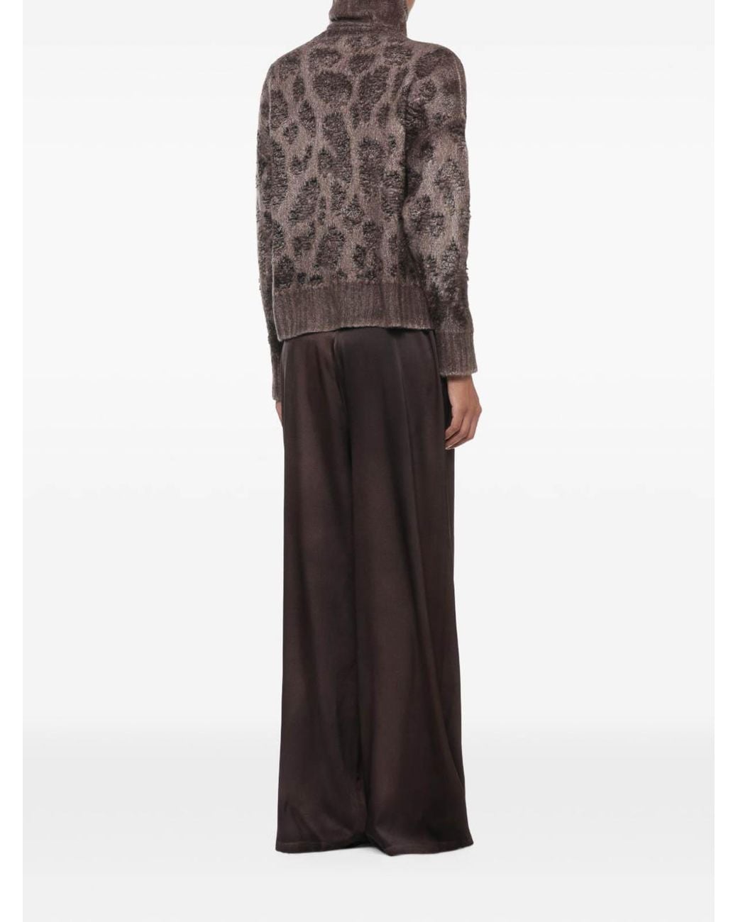 Avant Toi Brown Cashmere Turtle-Neck Jumper