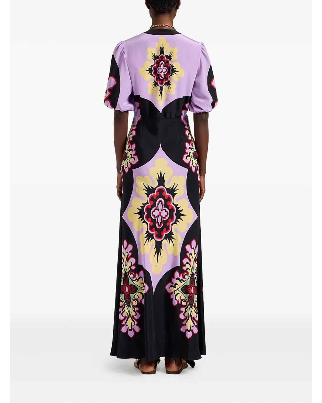 LaDoubleJ Multicolor Floral Patterned Dress