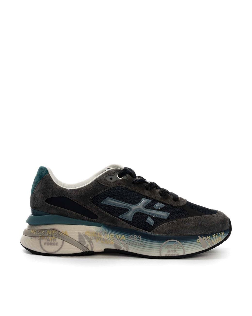 Premiata Black Sneakers Moerun 7772 for men