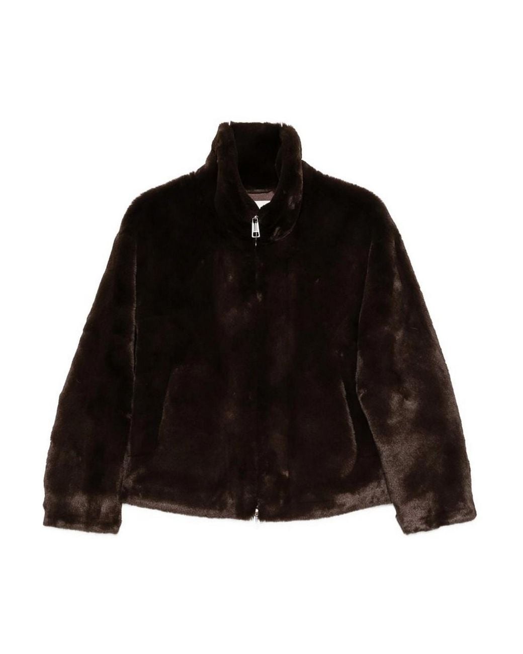 Apparis Black Brooks Faux Fur Jacket