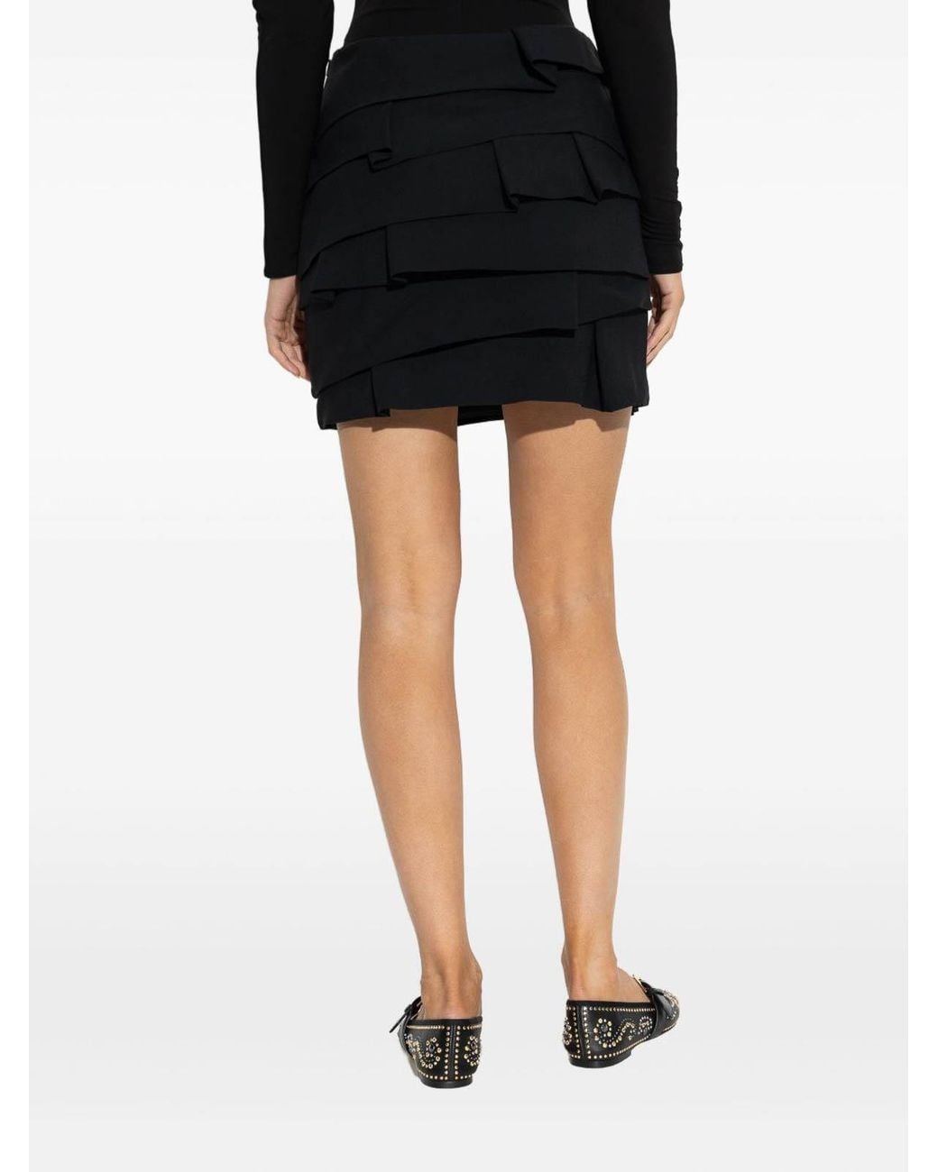 Versace Black Short Skirts