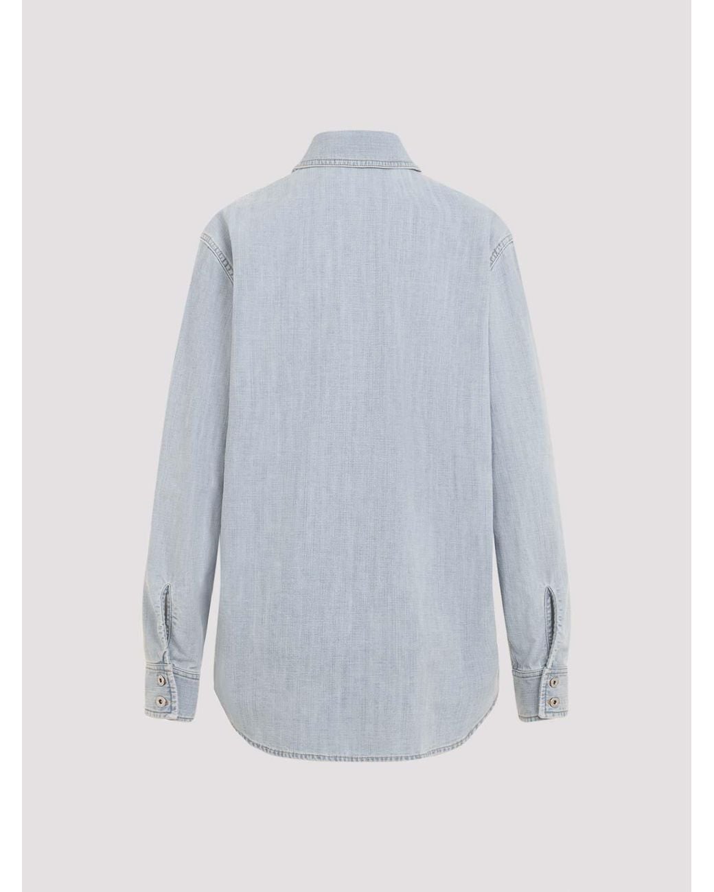 Bottega Veneta Blue Chambray Shirt