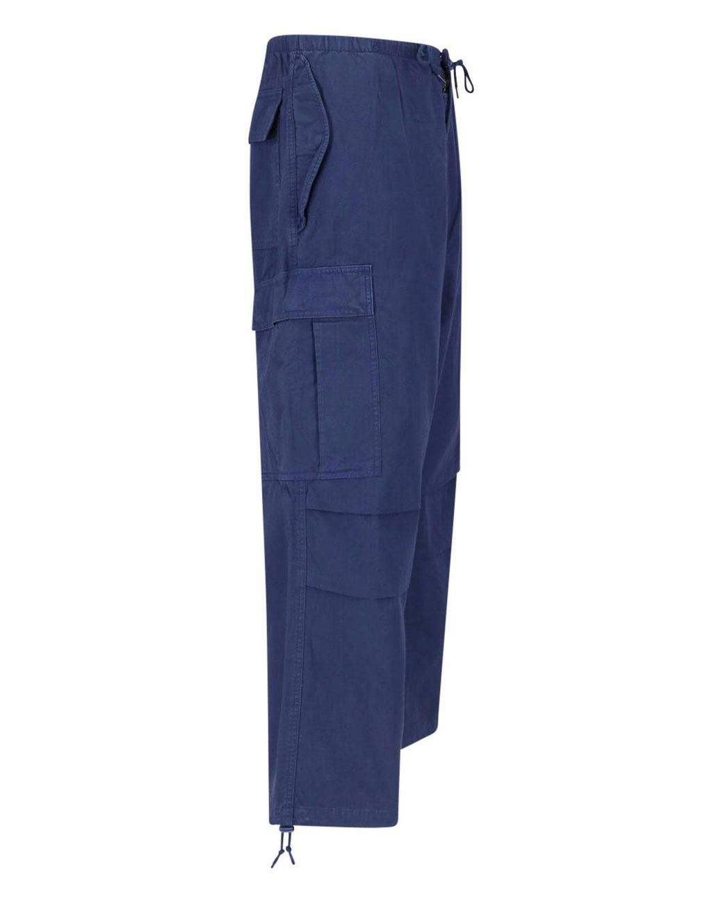 Polo Ralph Lauren Blue Cargo Pants With Drawstring Waist for men