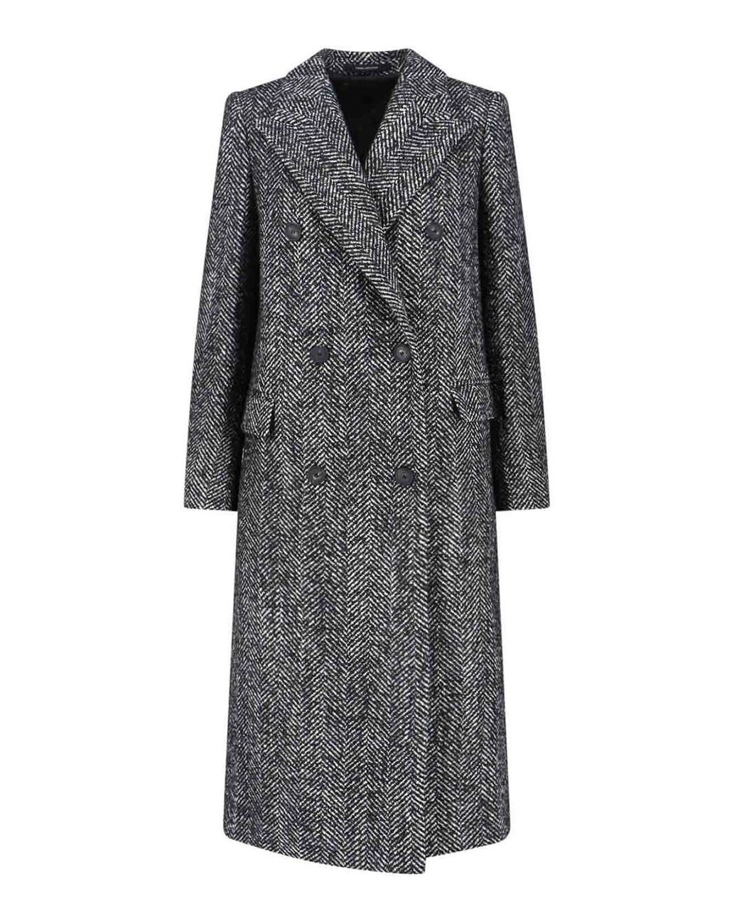 Abrigo Midi Tagliatore de color Gray