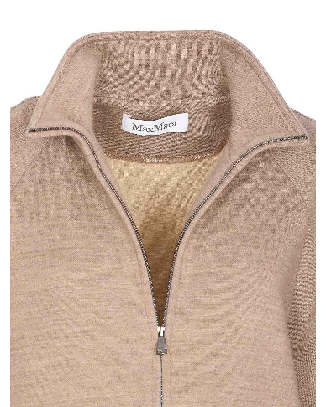 Max Mara Pink Frine Zip Sweatshirt