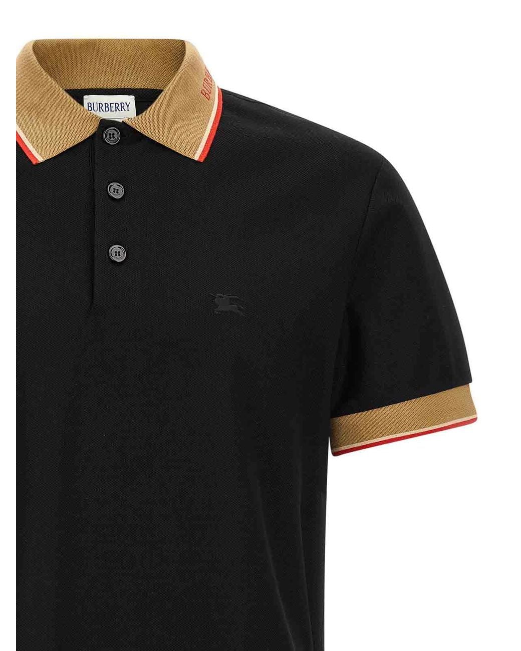 Burberry Black Polo Shirt for men