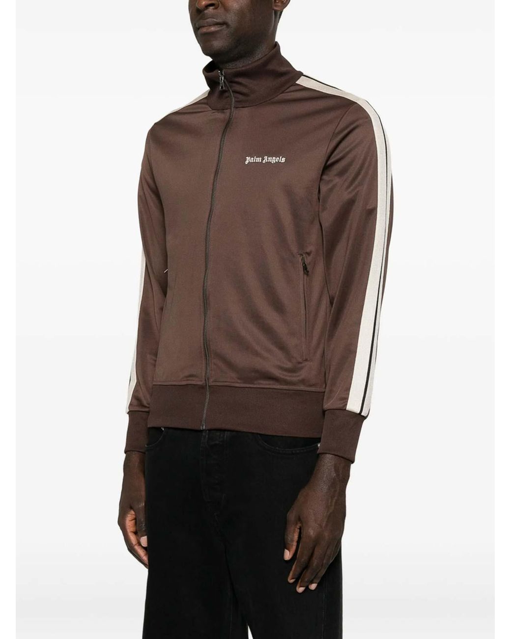 Palm Angels Brown Sweatshirt for men