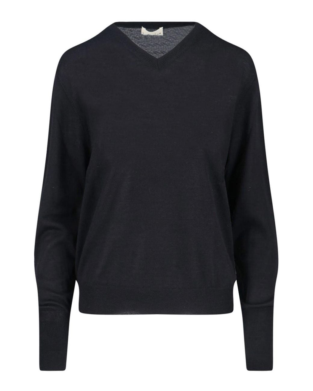 Ma'ry'ya Blue Virgin Wool And Silk Blend Sweater
