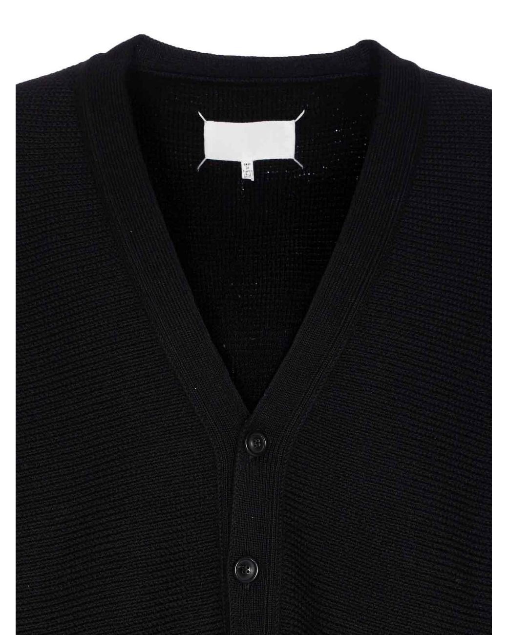 Maison Margiela Blue Cardigan Buttons Closure for men