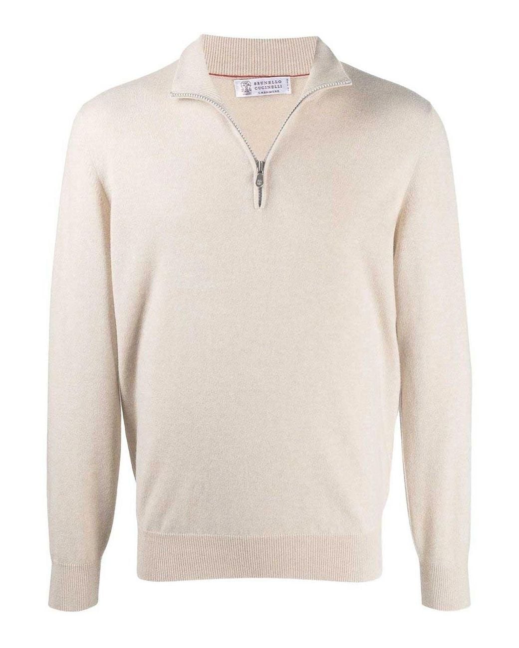Pull Col Bateau Brunello Cucinelli pour homme en coloris White