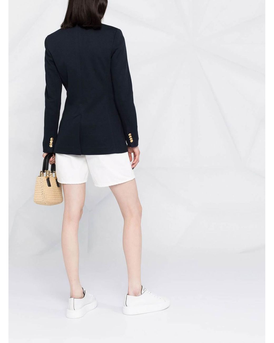 Polo Ralph Lauren Blue Double-Knit Jacquard Blazer